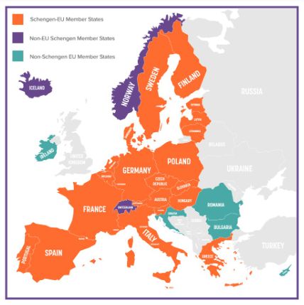The Schengen Visa Countries - Work Visas - European Union