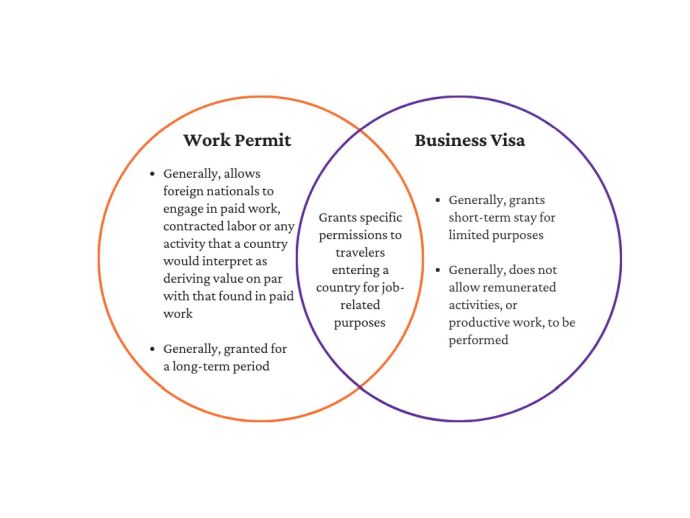 Work Permits Vs. Business Visas: What's The Difference? - Work Visas -  United States
