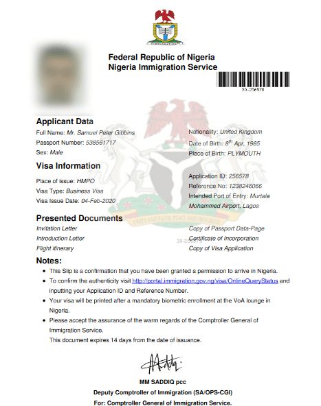 How A Foreigner Can Obtain Visa On Arrival To Nigeria 2023 - Work Visas -  Ghana
