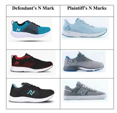 New Balance Prevails In Trademark Infringement Case Against NinePlus Shoes  Based On Its Registered N Logo - Trademark - India