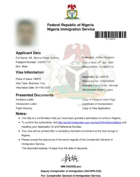 How A Foreigner Can Obtain Visa On Arrival To Nigeria 2021 - Work Visas -  Ghana